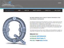 Tablet Screenshot of continental-quality.com